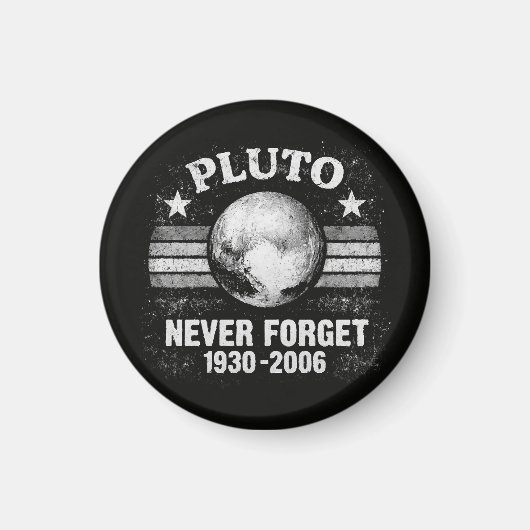 Pluto Nooit Vergeten Magneet (Voorkant)