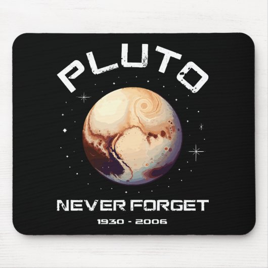Pluto Nooit Vergeten Muismat (Voorkant)