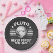 Pluto Nooit Vergeten Papieren Bordje (Feest)