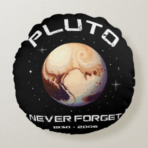 Pluto Nooit Vergeten Rond Kussen