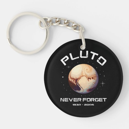 Pluto Nooit Vergeten Sleutelhanger (Voorkant)