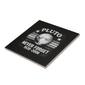 Pluto Nooit Vergeten Tegeltje (Zijkant)