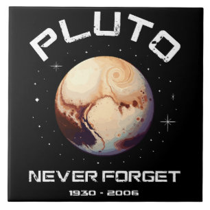 Pluto Nooit Vergeten Tegeltje