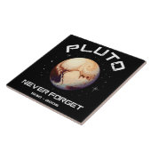 Pluto Nooit Vergeten Tegeltje (Zijkant)