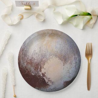Pluto paperplate from the Cosmic Party Collection Papieren Bordje