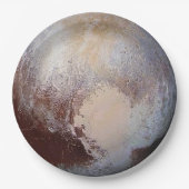 Pluto paperplate from the Cosmic Party Collection Papieren Bordje (Voorkant)