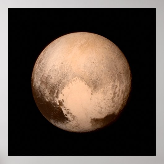 Pluto Photo Poster Print (Voorkant)