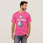 Pluto Planeet Charon Maan Zonnestelsel Astronomie T-shirt (Voorkant volledig)
