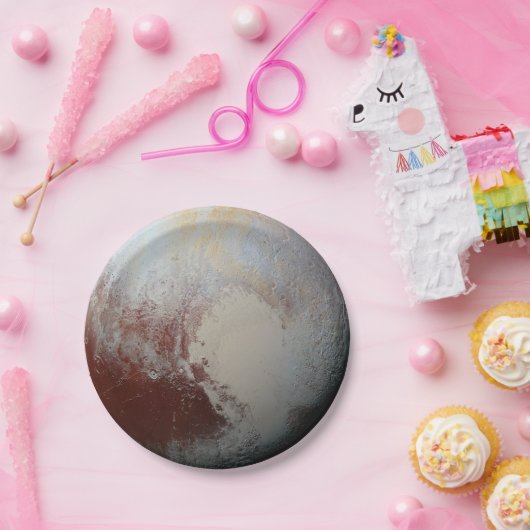 Pluto-planeet Papieren Bordje (Feest)
