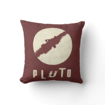 Pluto Planeet Ruimte Design Worp Kussen