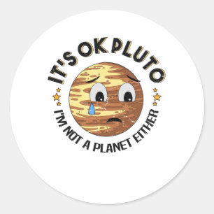 Pluto Planet Pluto Day Ronde Sticker