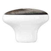 Pluto Planet Zonnestelsel Elegante Greige Schorpio Keramische Knop (Zijkant)