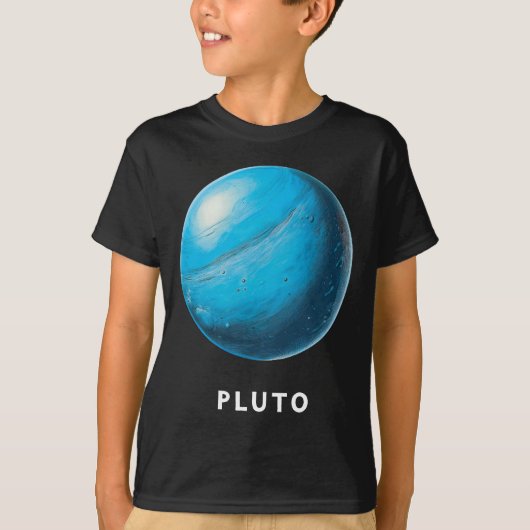 Pluto / Pluton - Classic Planet T-shirt T-shirt (Voorkant)