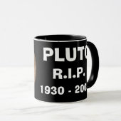 Pluto R.I.P Afbeelding Mok (Voorkant rechts)