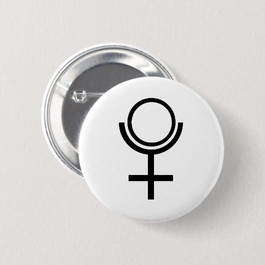 PLUTO RONDE BUTTON 5,7 CM (Voorkant /achterkant)