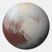 Pluto Ronde Sticker (Voorkant)