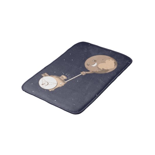 Pluto Selfie Badmat (Gekanteld)