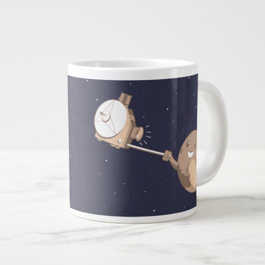 Pluto Selfie Grote Koffiekop (Voorkant rechts)