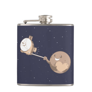 Pluto Selfie Heupfles