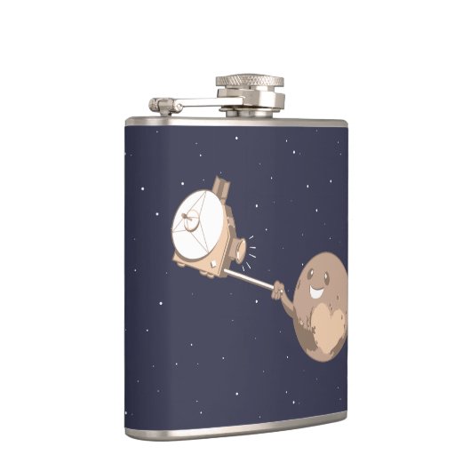 Pluto Selfie Heupfles (Rechts)