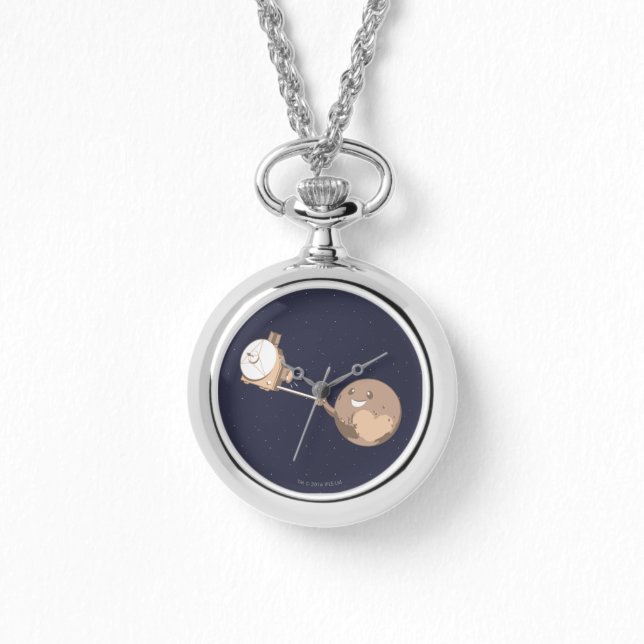 Pluto Selfie Horloge (Voorkant)