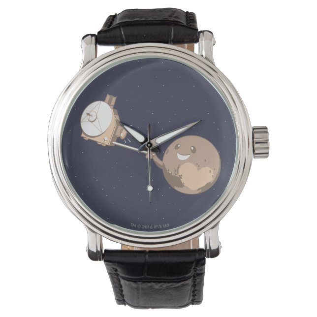 Pluto Selfie Horloge (Voorkant)