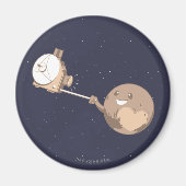 Pluto Selfie Magneet (Voorkant)