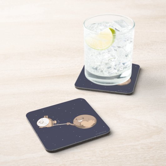 Pluto Selfie Onderzetter (Rechterzijde)