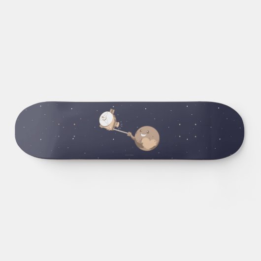 Pluto Selfie Persoonlijk Skateboard (Horizontaal)