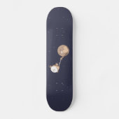 Pluto Selfie Persoonlijk Skateboard (Voorkant)