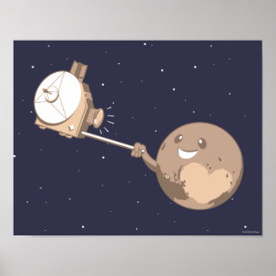 Pluto Selfie Poster