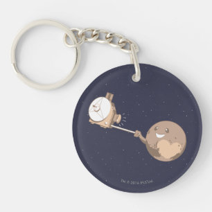 Pluto Selfie Sleutelhanger