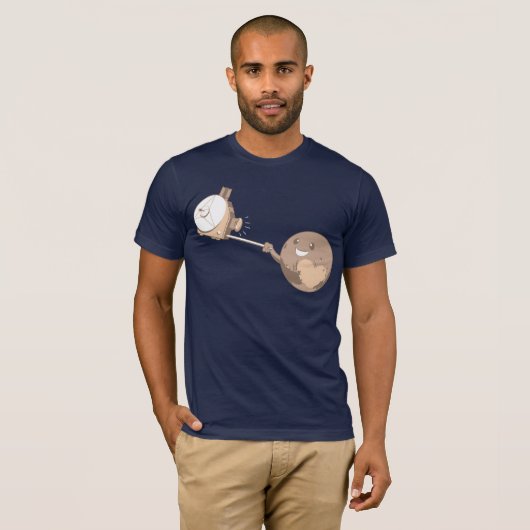 Pluto Selfie T-shirt (Voorkant volledig)