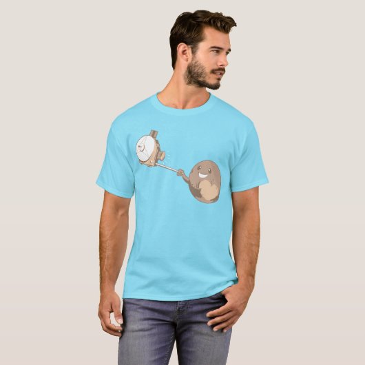 Pluto Selfie T-shirt (Voorkant volledig)