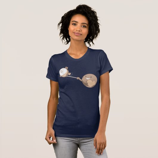 Pluto Selfie T-shirt (Voorkant volledig)
