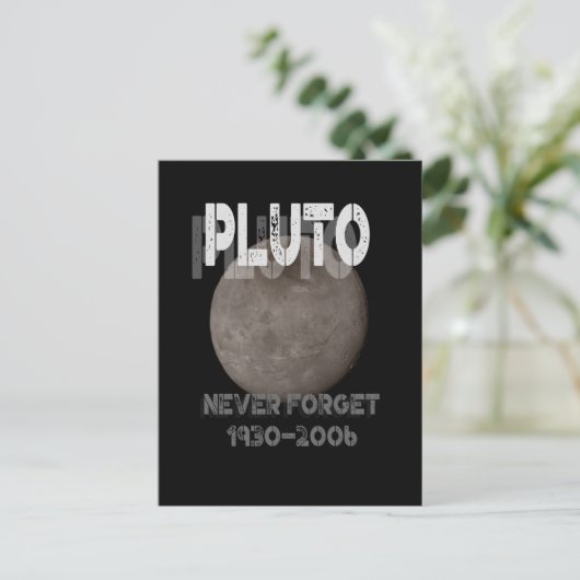 Pluto the Planet (1930-2006) Briefkaart (Staand voorkant)