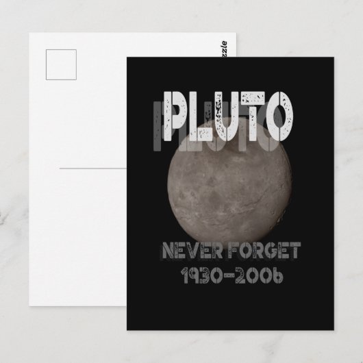 Pluto the Planet (1930-2006) Briefkaart (Voorkant / Achterkant)