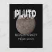 Pluto the Planet (1930-2006) Briefkaart (Voorkant)