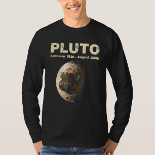 Pluto the Planet Memorial Adventure Science Graphi T-shirt