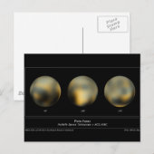 Pluto van de Hubble Ruimtetelescoop van NASA Briefkaart (Voorkant / Achterkant)