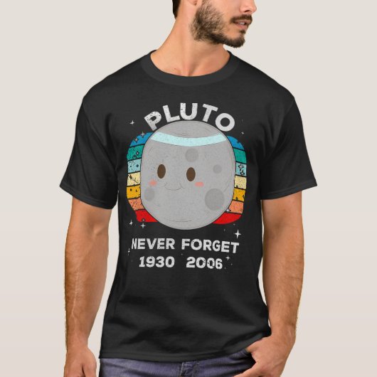 Pluto vergeet nooit 1930 - 2006 Funny Lover T-shirt (Voorkant)