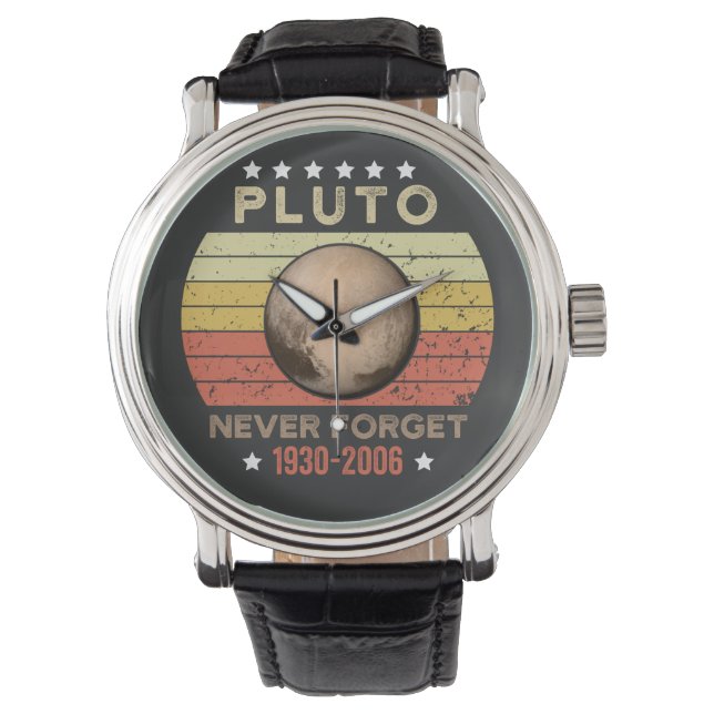 Pluto vergeet nooit 1930-2006 horloge (Voorkant)