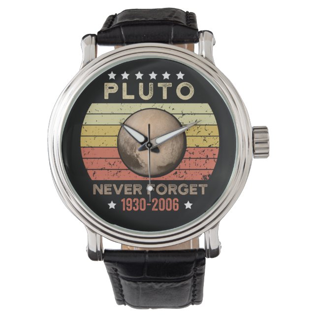 Pluto vergeet nooit 1930-2006 horloge (Voorkant)