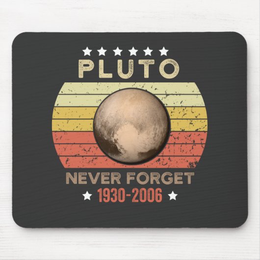 Pluto vergeet nooit 1930-2006 muismat (Voorkant)