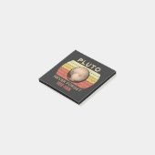 pluto vergeet nooit, eris, maan, astronomie, astro post-it® notes (Schuin)