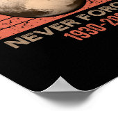 pluto vergeet nooit, eris, maan, astronomie, astro poster (Hoek)