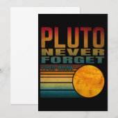 Pluto vergeet nooit kaart (Voorkant / Achterkant)