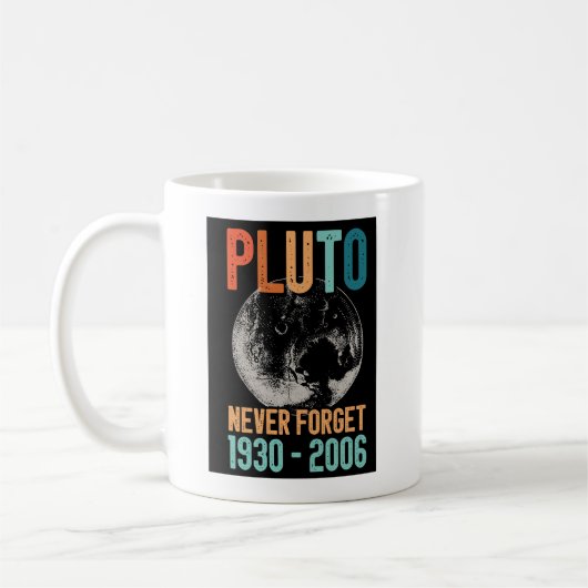 Pluto vergeet nooit koffiemok (Links)