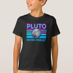 Pluto vergeet nooit t-shirt
