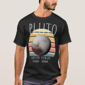 Pluto vergeet nooit t-shirt (Voorkant)